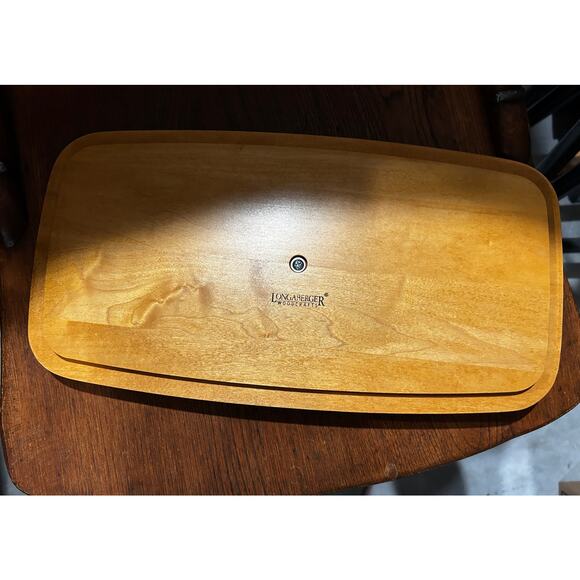 Longaberger Bread / Vanity basket lid Woodcrafts classic stain - Picture 2 of 2